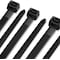 Us Cable Ties Cable Tie, 8 in L, 2 in Max Bundle Dia., Black, Nylon 6/6, 120 lb Strength, 100 PK HD8B100 - alternate 1